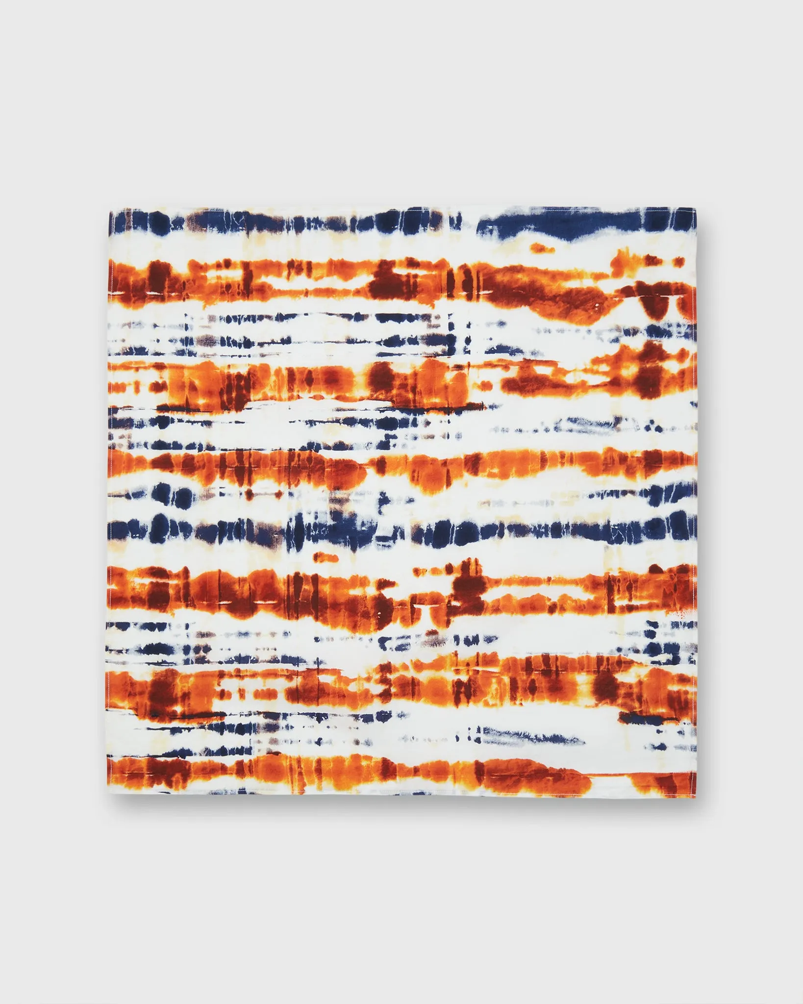 Bandana in Navy/Orange Tie-Dye