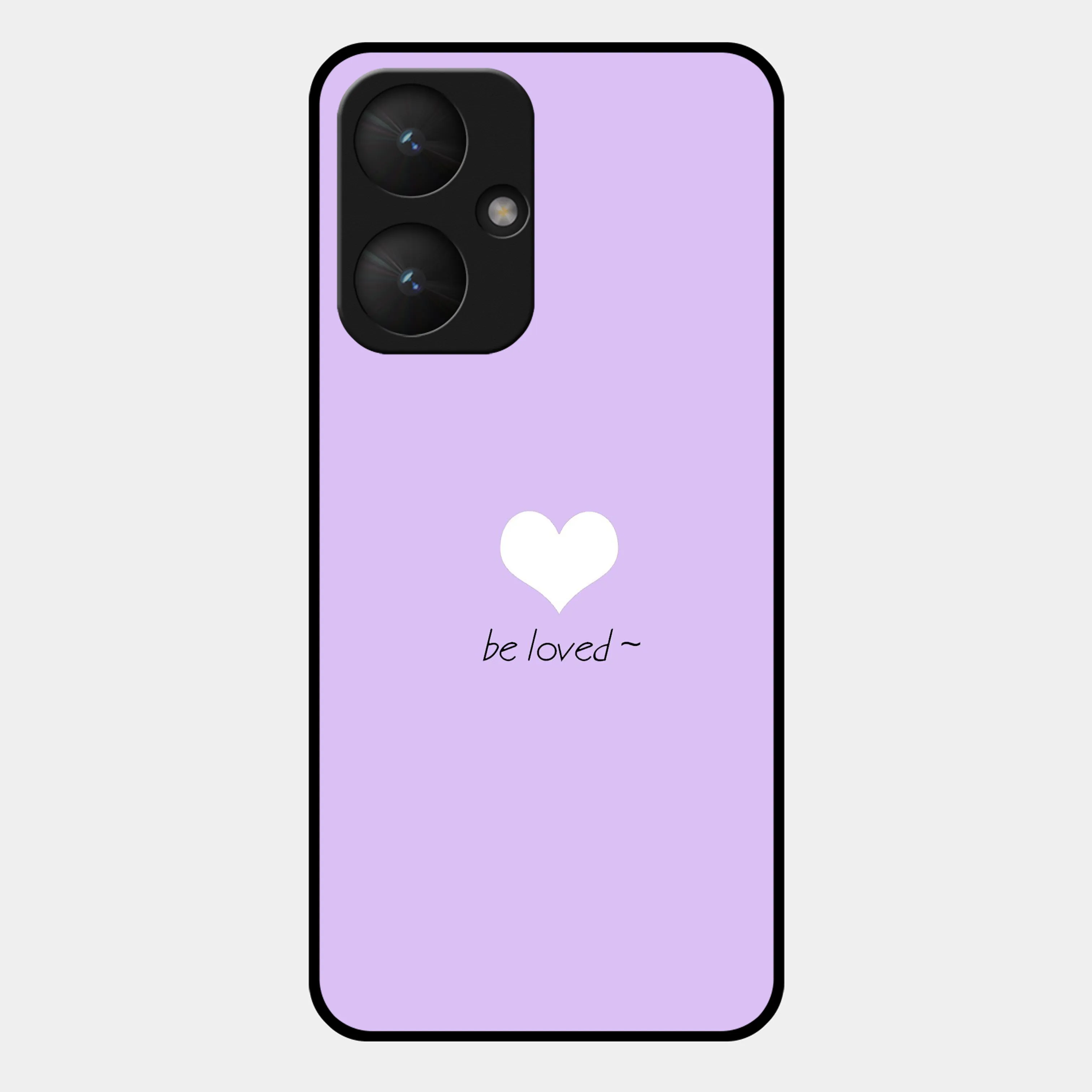 Be loved  Glossy Metal Case Cover For Redmi