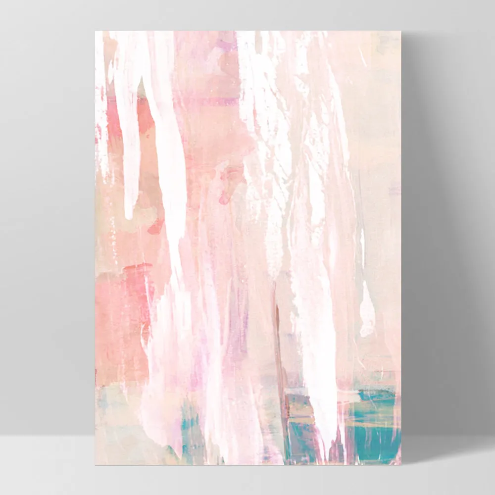 Blush Flurry I  - Art Print