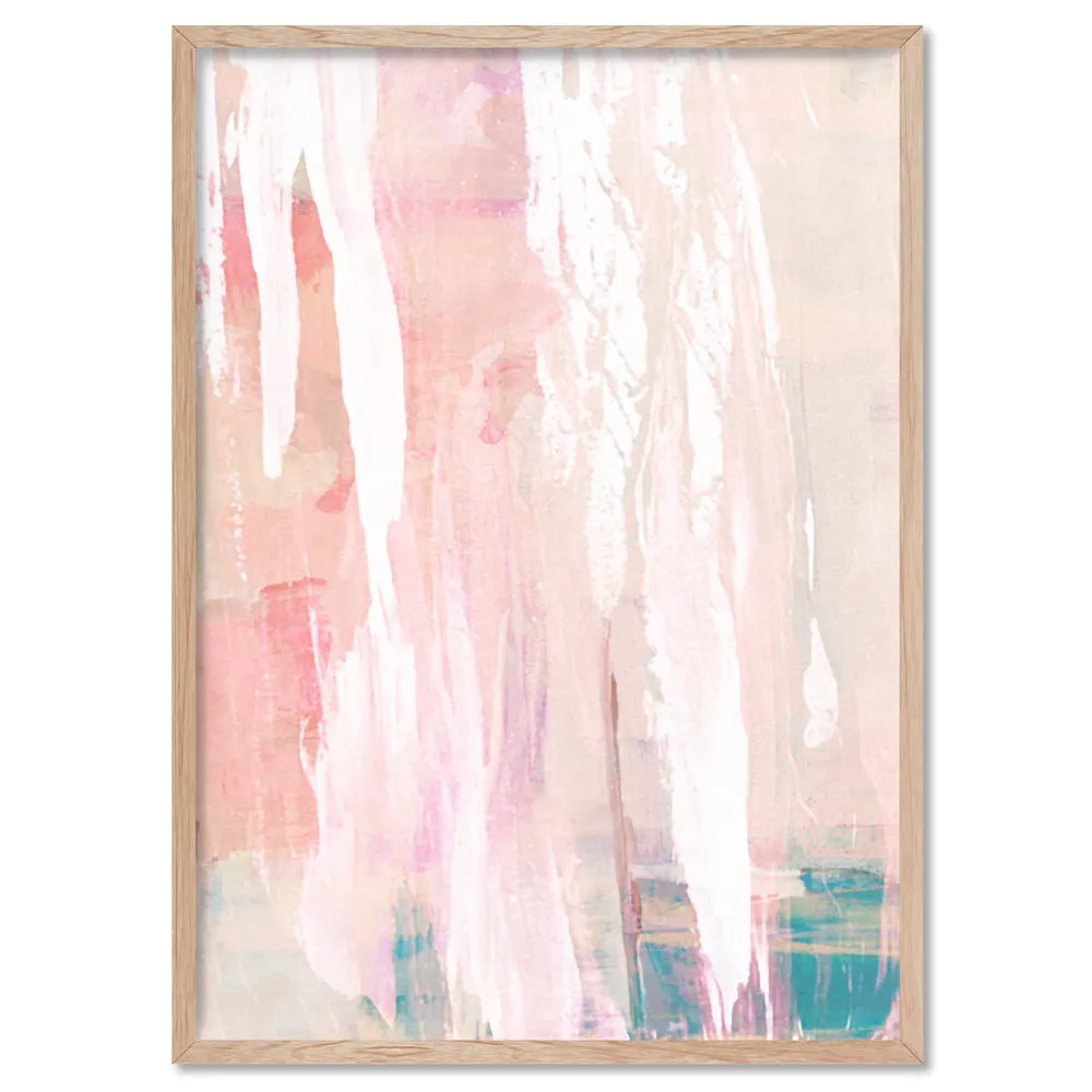 Blush Flurry I  - Art Print