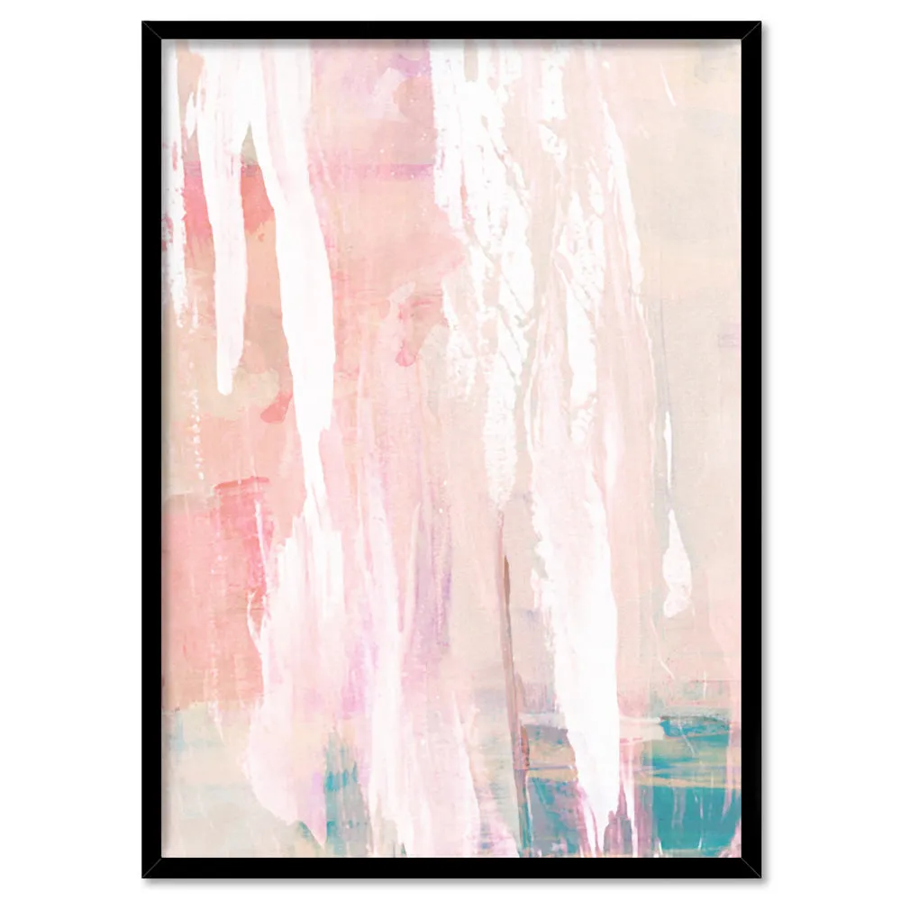 Blush Flurry I  - Art Print