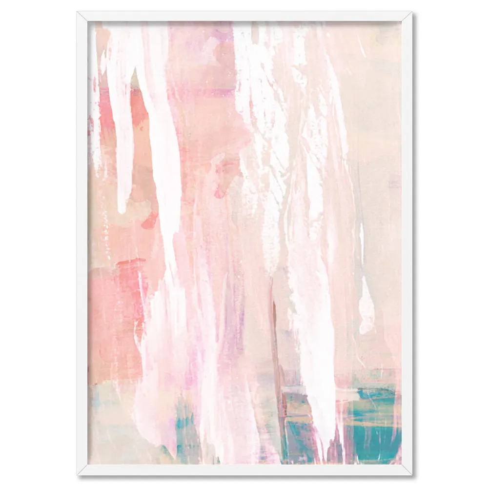 Blush Flurry I  - Art Print