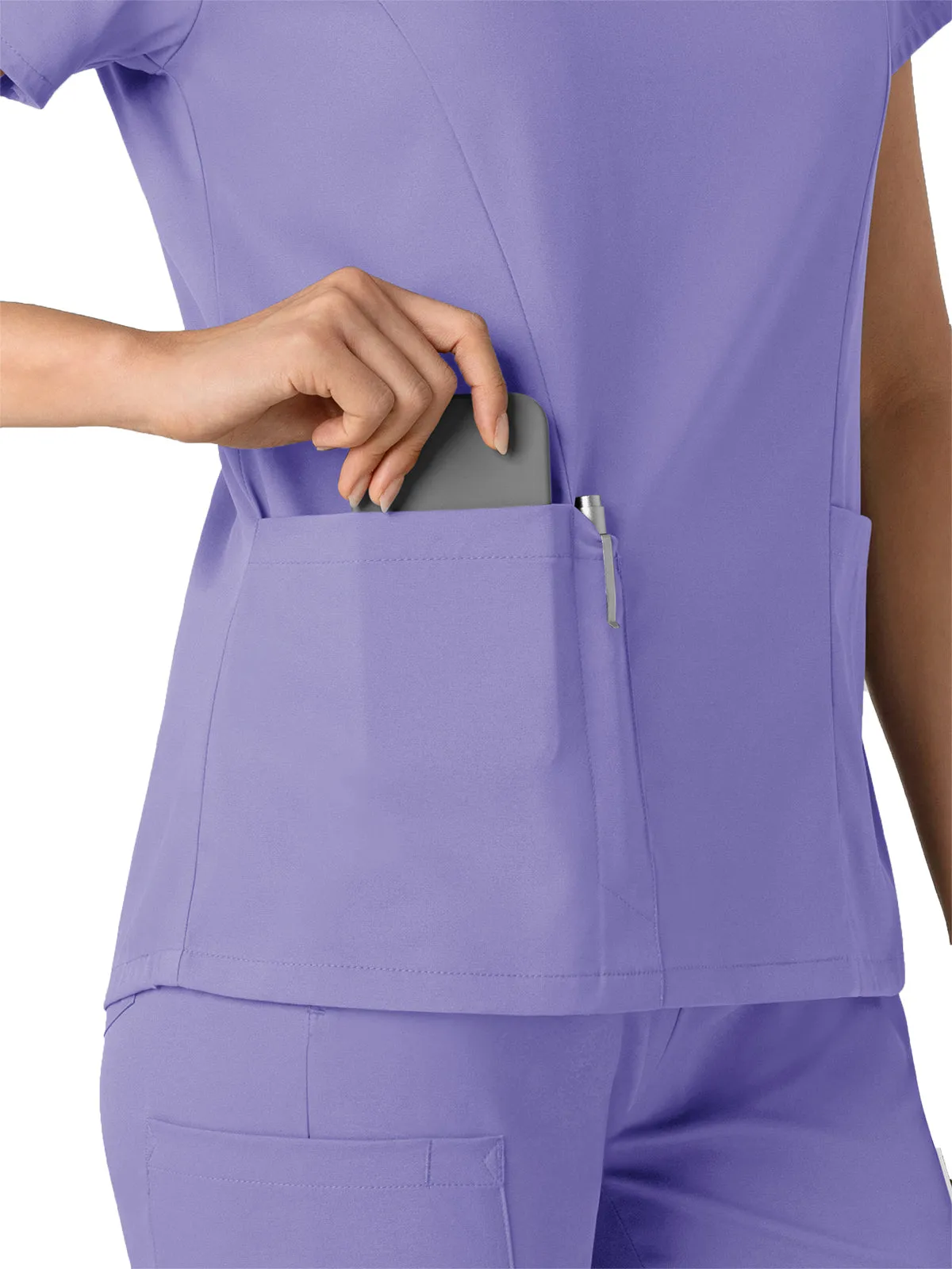 Boundless - Women's 2-Pocket V-Neck Scrub Top