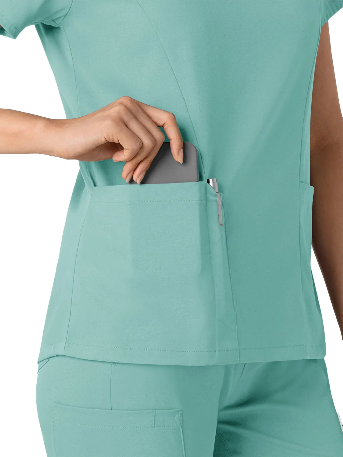 Boundless - Women's 2-Pocket V-Neck Scrub Top