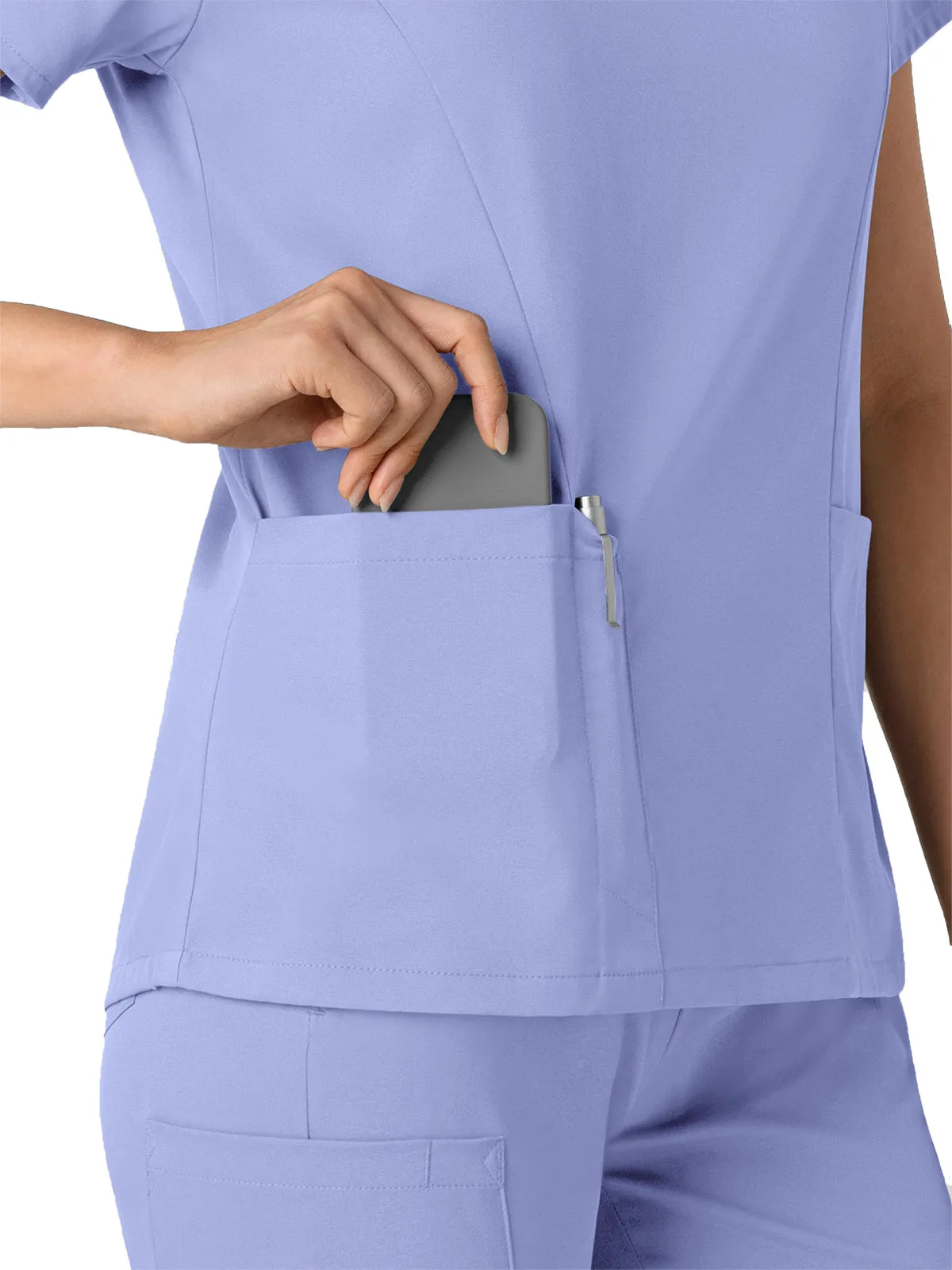 Boundless - Women's 2-Pocket V-Neck Scrub Top