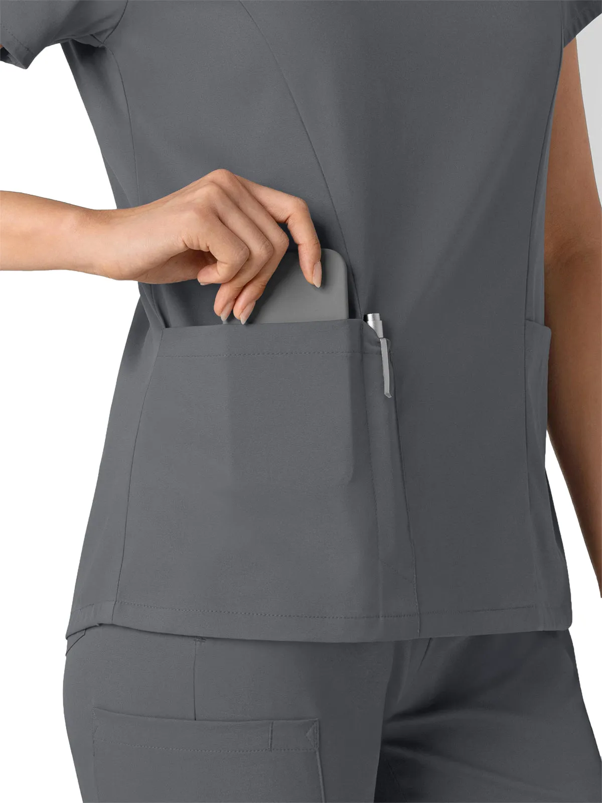 Boundless - Women's 2-Pocket V-Neck Scrub Top