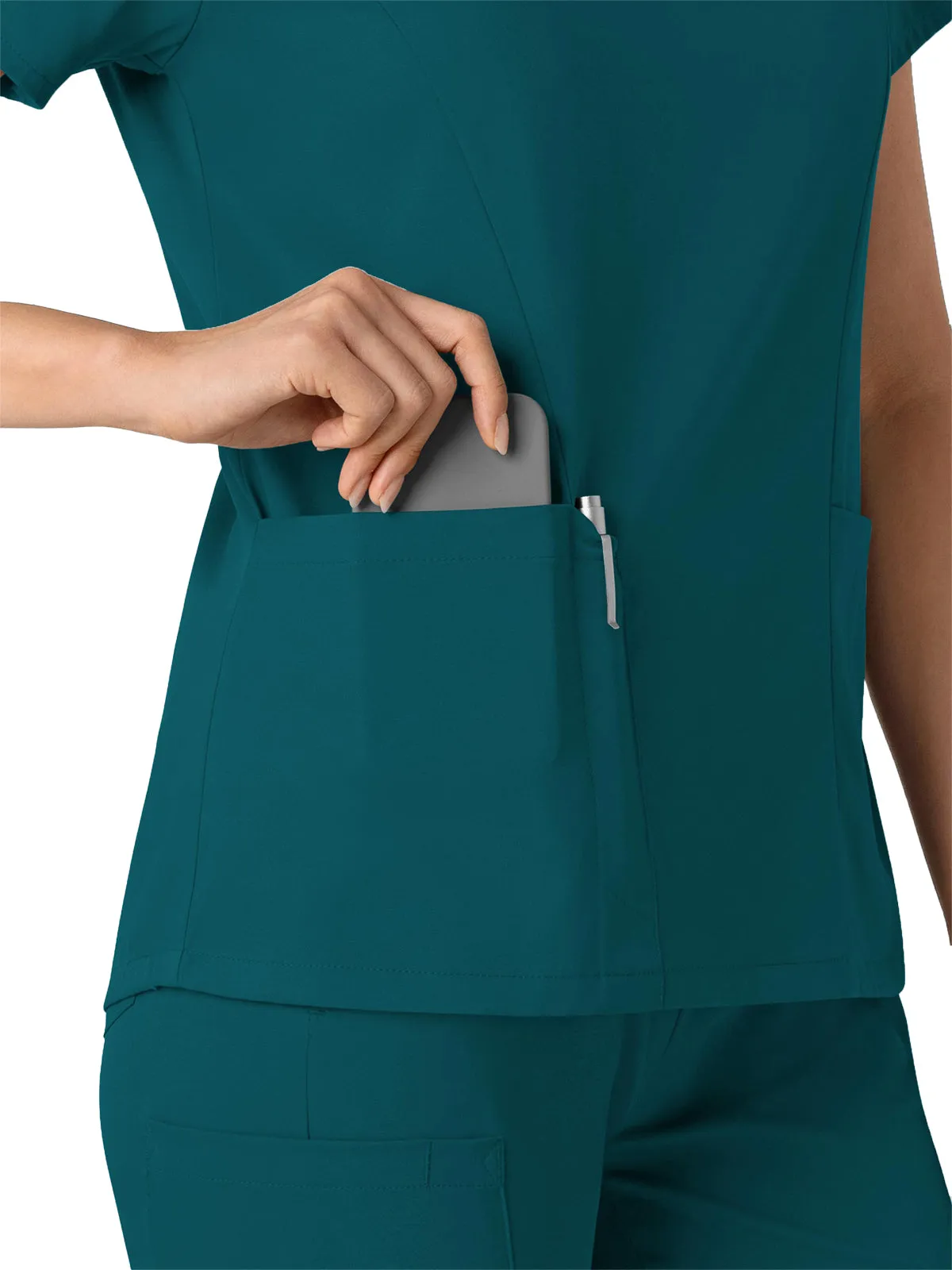 Boundless - Women's 2-Pocket V-Neck Scrub Top