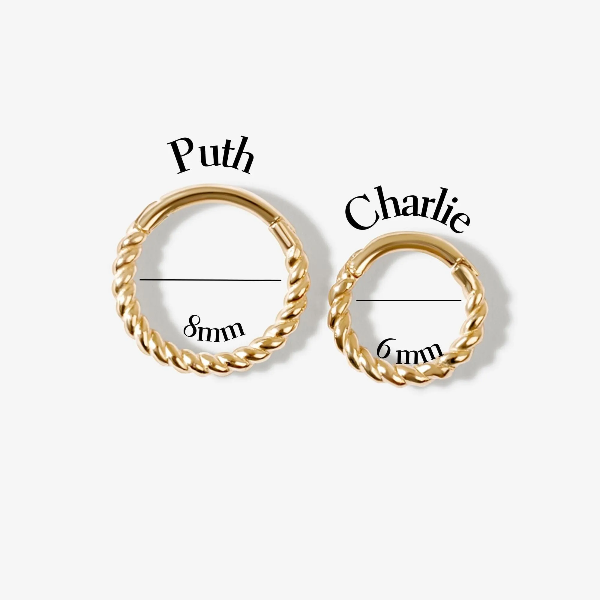 Charlie rope mini clicker piercing