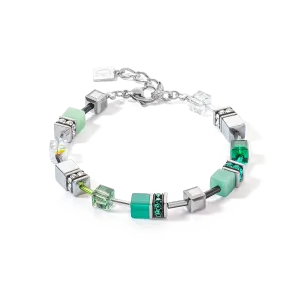 GeoCUBE® Iconic bracelet silver-green