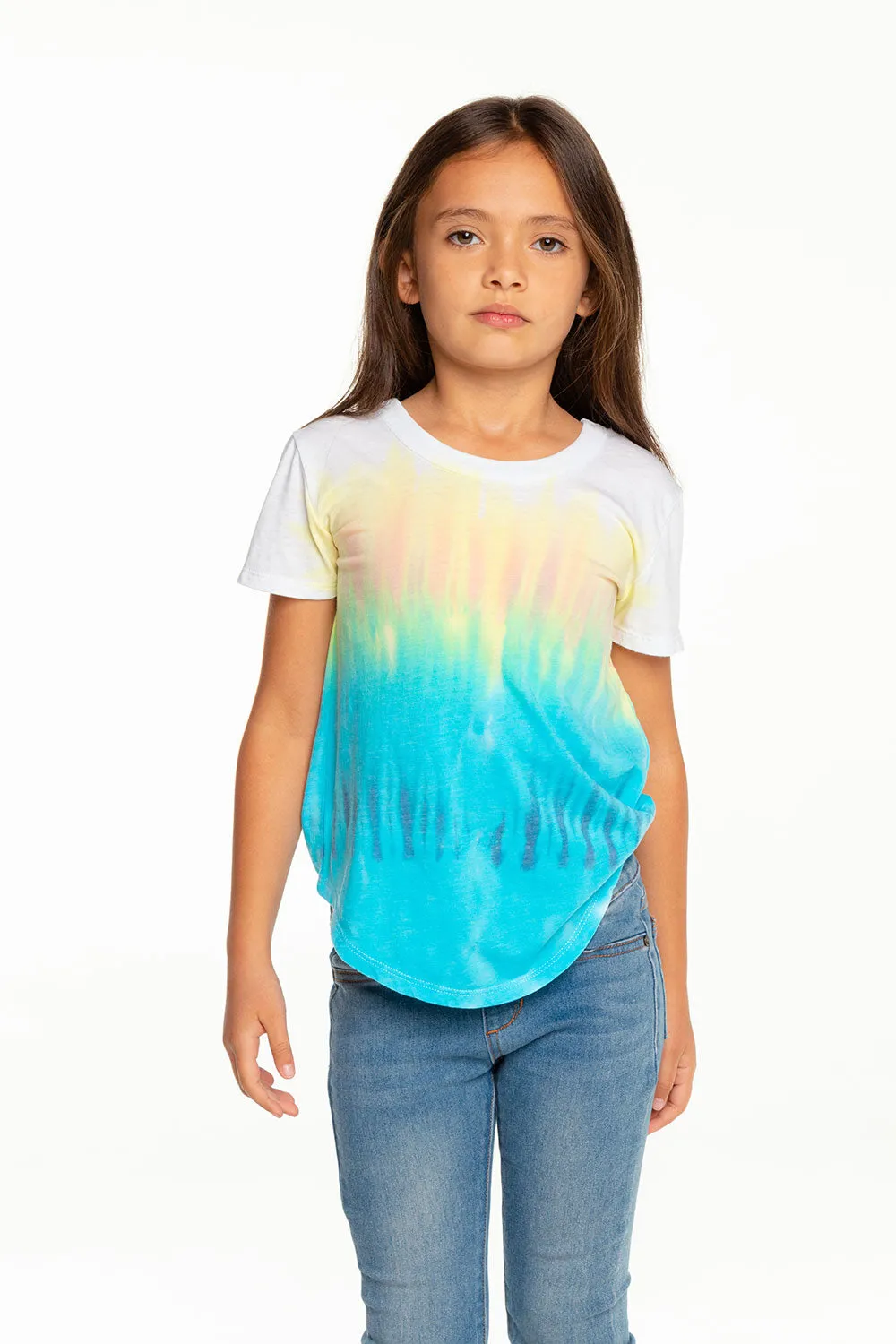 Girls Recycled Vintage Jersey Short Sleeve Scoop Back Shirt