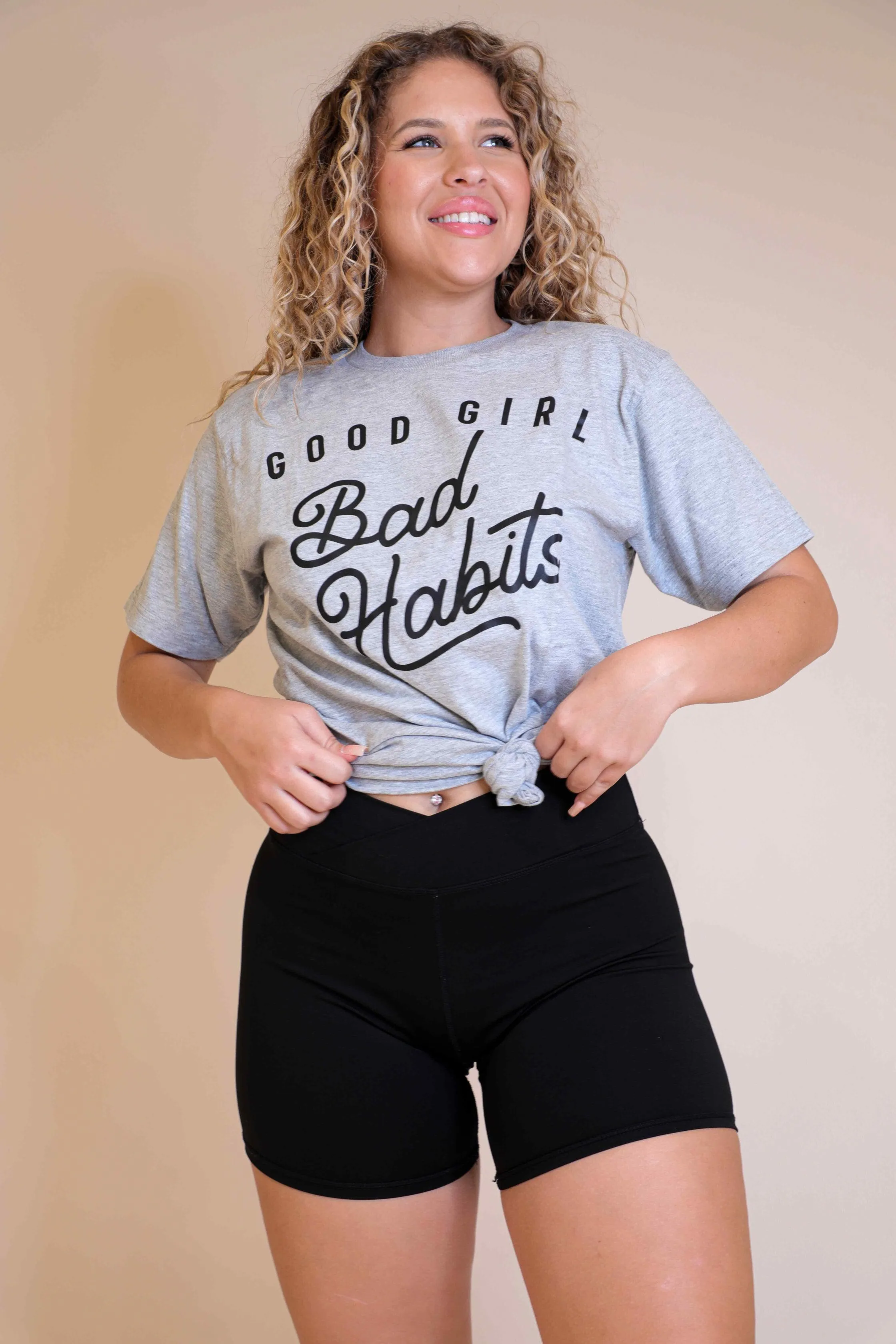 Good Girl Bad Habits Graphic Tee