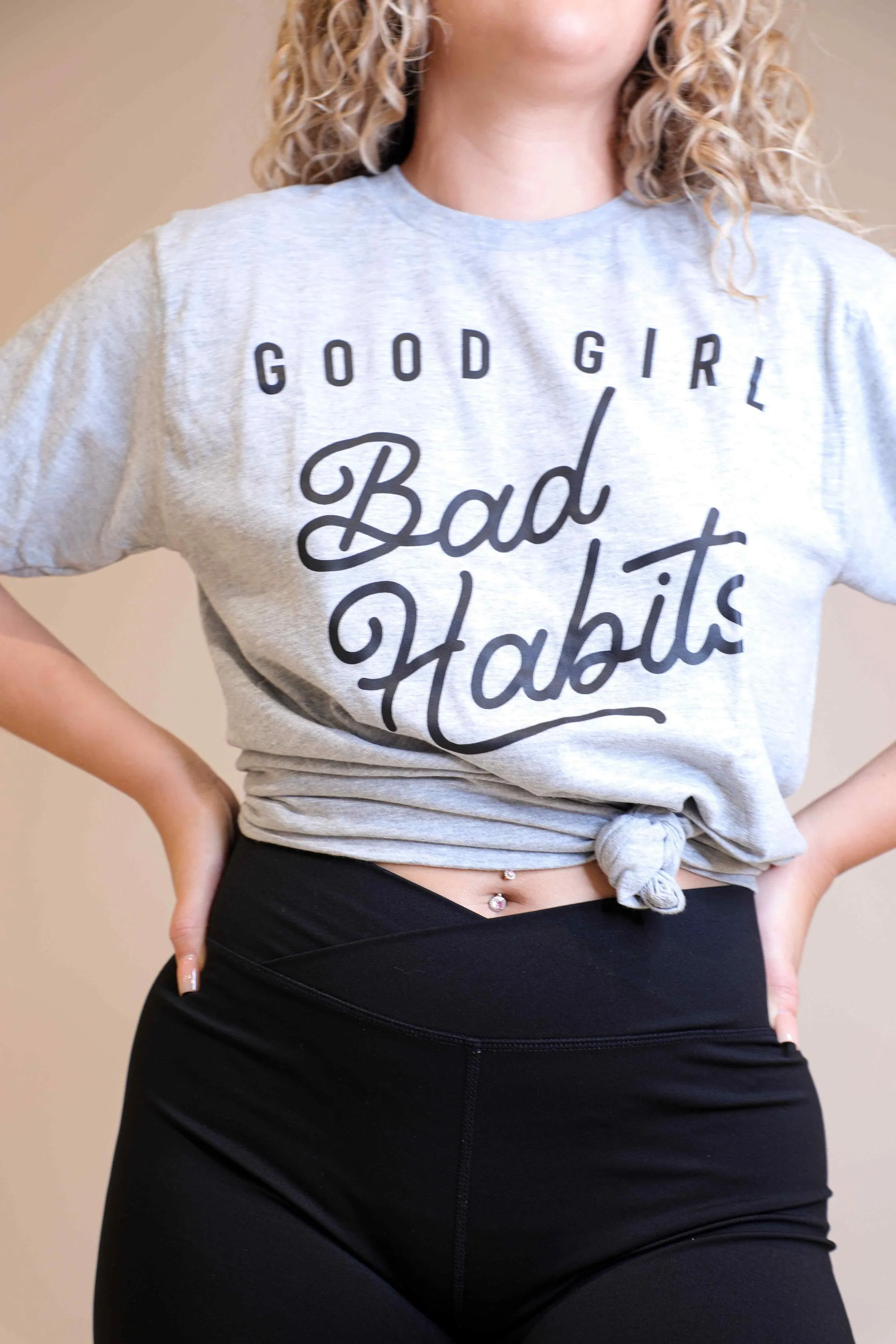 Good Girl Bad Habits Graphic Tee