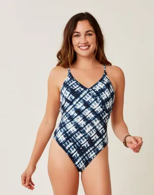 Hayes One Piece: Navy Tie Dye - FINAL SALE