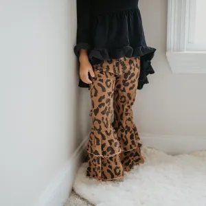 Leopard Double Ruffle Bell