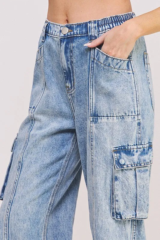 Lizzo High waist Baggy Cargo jeans