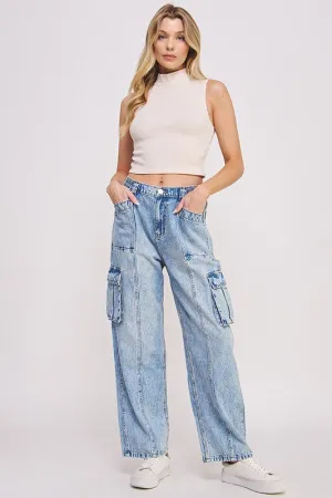 Lizzo High waist Baggy Cargo jeans