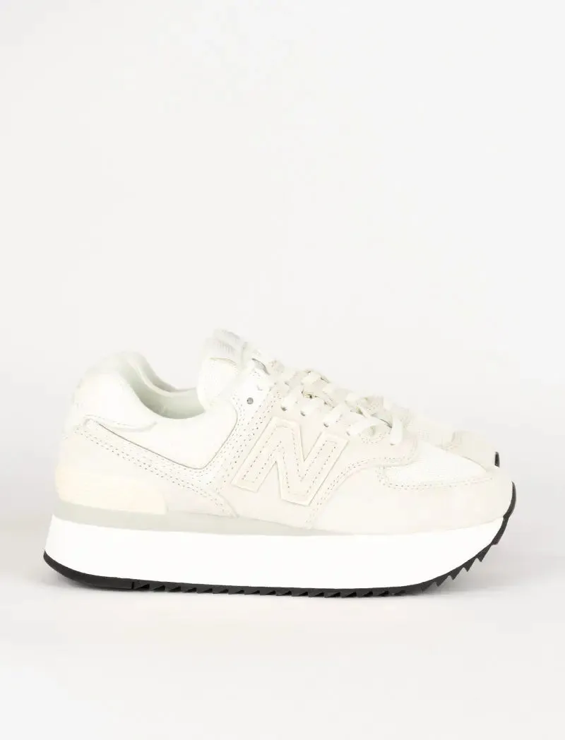 New Balance Womens 574  Trainers White / White