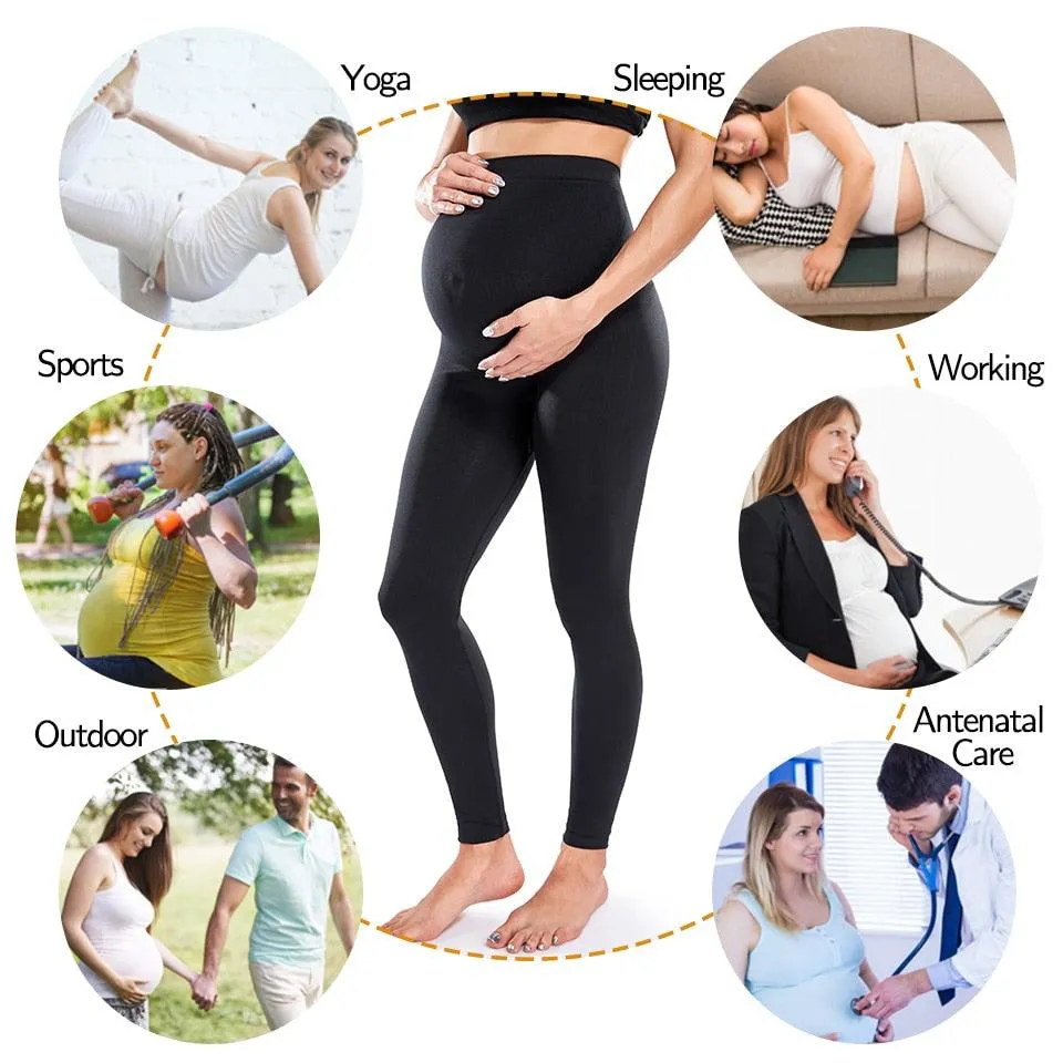 Nice Maternity Leggings - High Waist Belly Support - Leggings for Pregnant Women - Pregnancy Skinny Pants Body Shaping Postpartum Trousers (D6)(2Z7)(F6)(1U4)(7Z2)