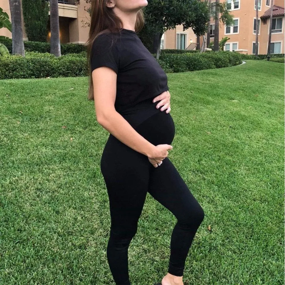 Nice Maternity Leggings - High Waist Belly Support - Leggings for Pregnant Women - Pregnancy Skinny Pants Body Shaping Postpartum Trousers (D6)(2Z7)(F6)(1U4)(7Z2)