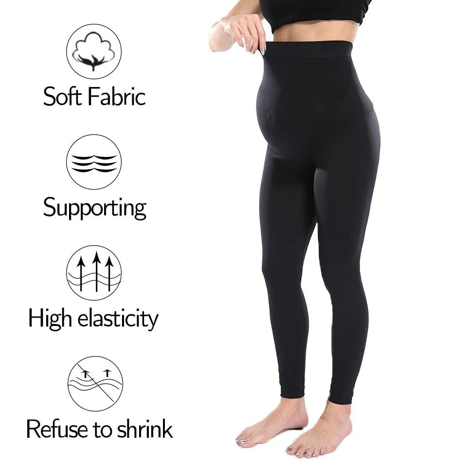 Nice Maternity Leggings - High Waist Belly Support - Leggings for Pregnant Women - Pregnancy Skinny Pants Body Shaping Postpartum Trousers (D6)(2Z7)(F6)(1U4)(7Z2)