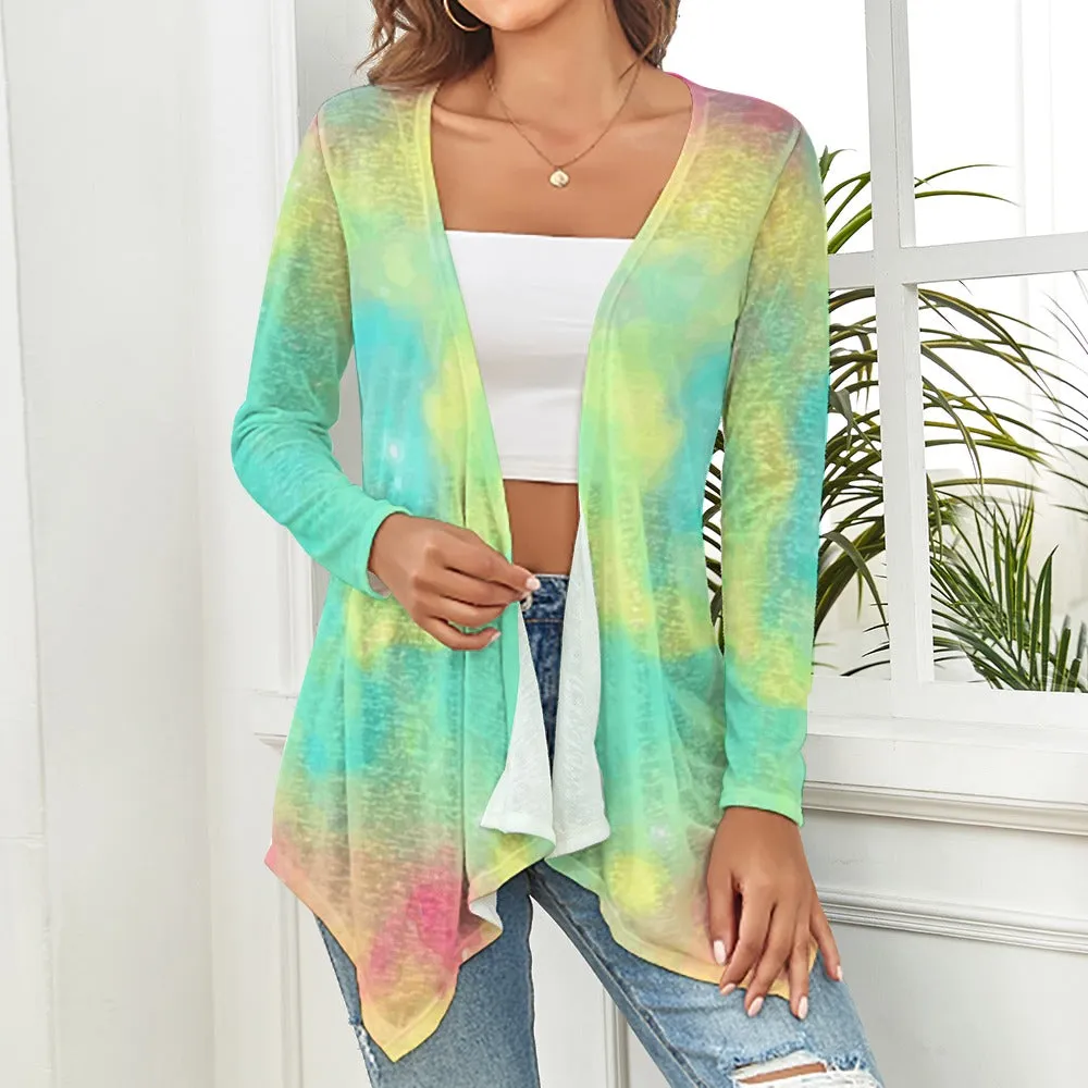 Pastel Tie-Dye Cardigan