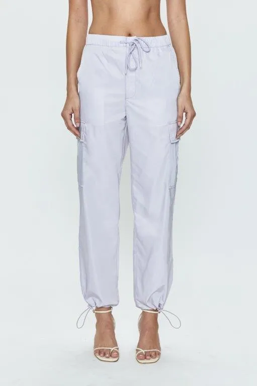 PIS JADE LIGHTWEIGHT CARGO TROUSER in LILAC MIST