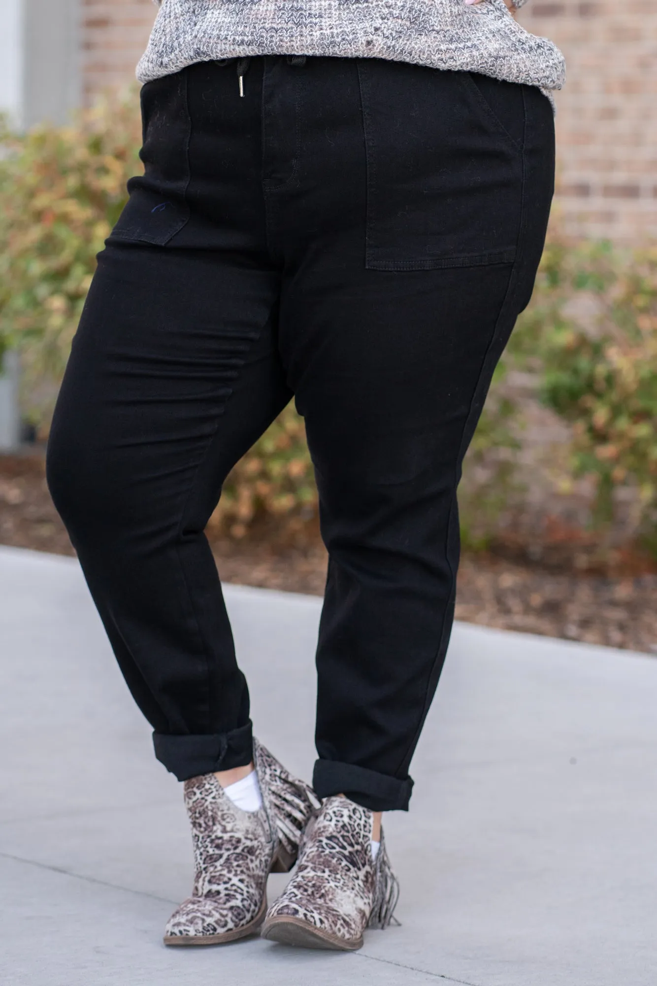 Plus Size Everyday Jogger High Rise Straight Fit