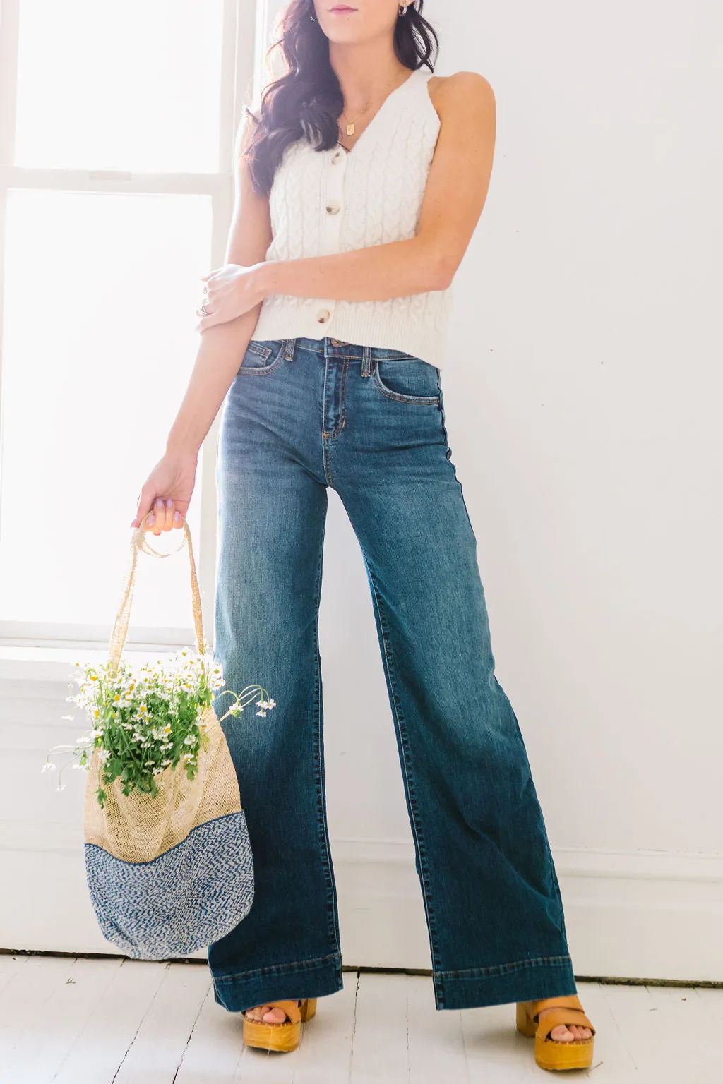 Promises to Keep Wide-Leg Jeans