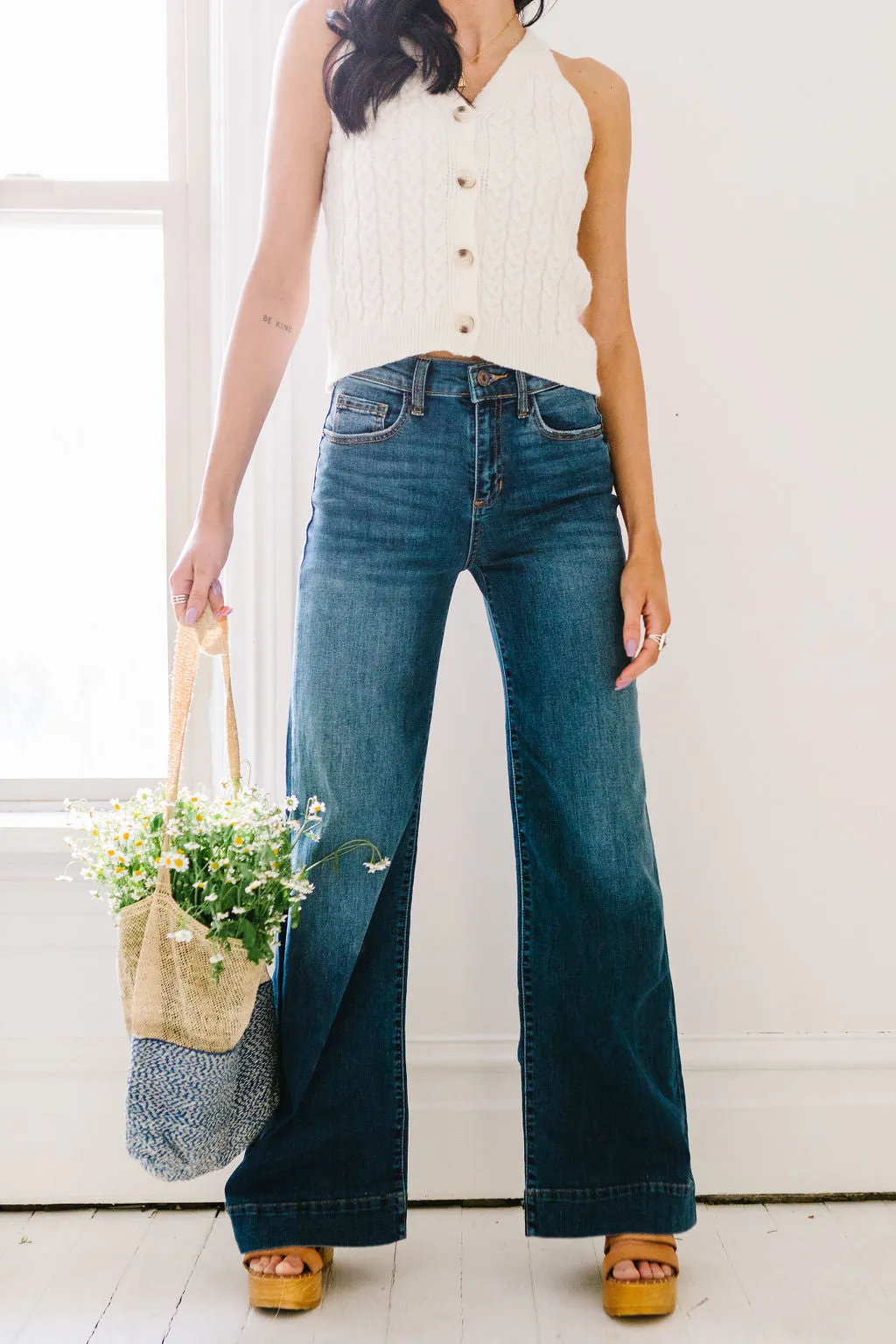 Promises to Keep Wide-Leg Jeans