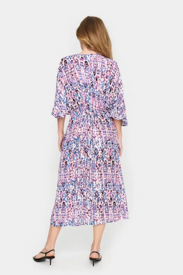 Saint Tropez Wrap Printed Midi Dress Multi