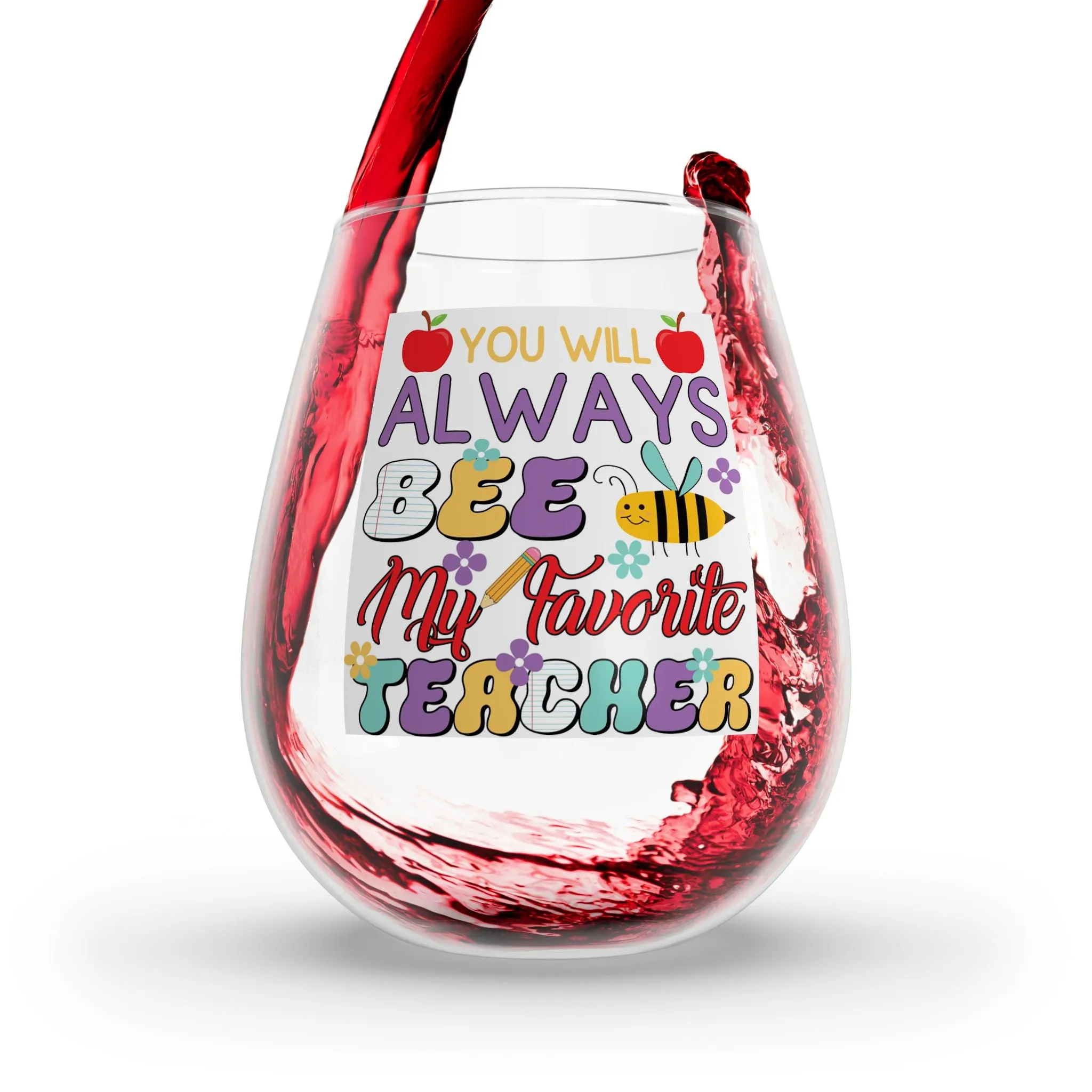 Teacher Wine Glass