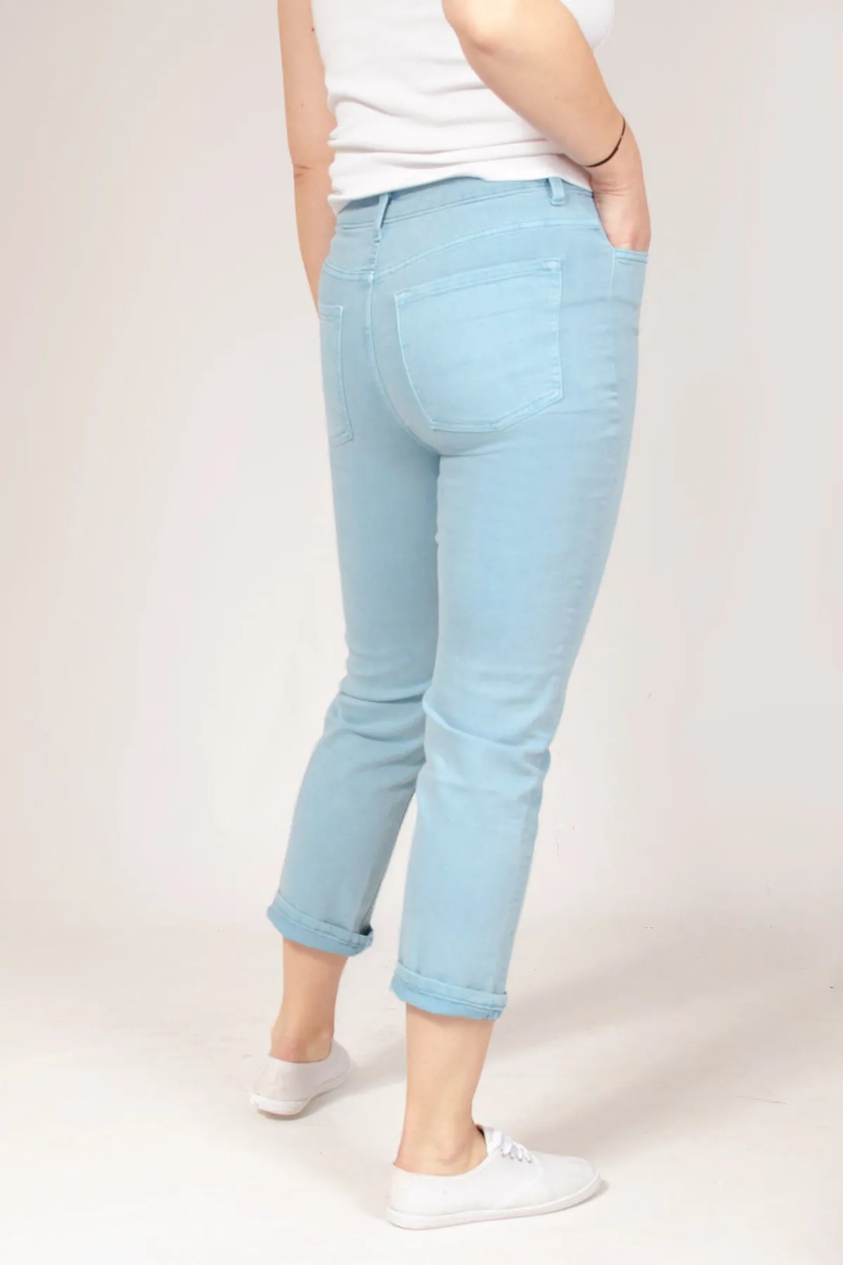 'The Harper' Cigarette Cropped Jeans