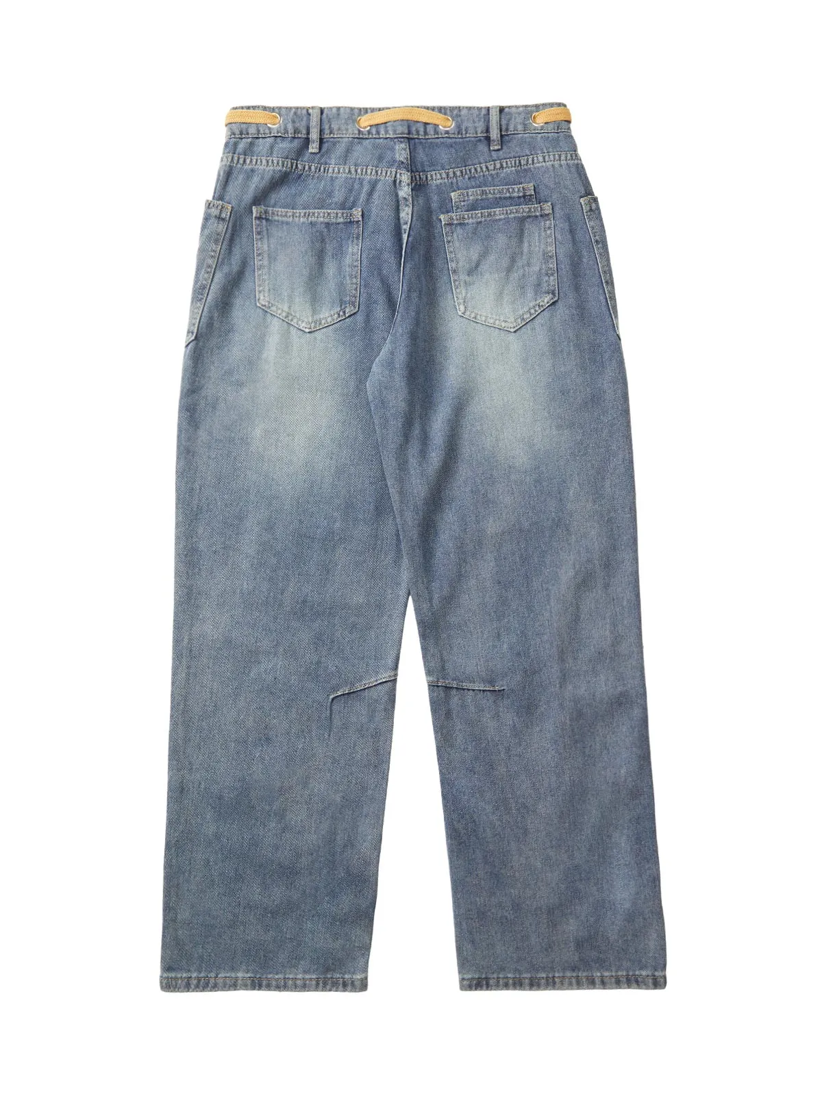 Thesupermade Patch Washed Jeans