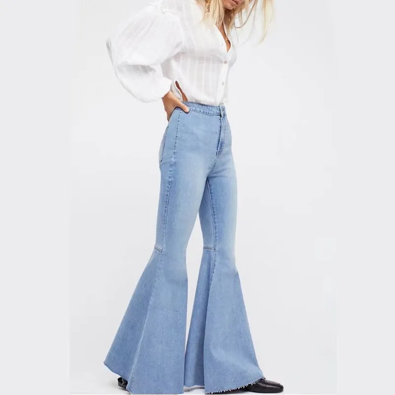 Vintage Bell Bottom Extra Wide Flare Jeans