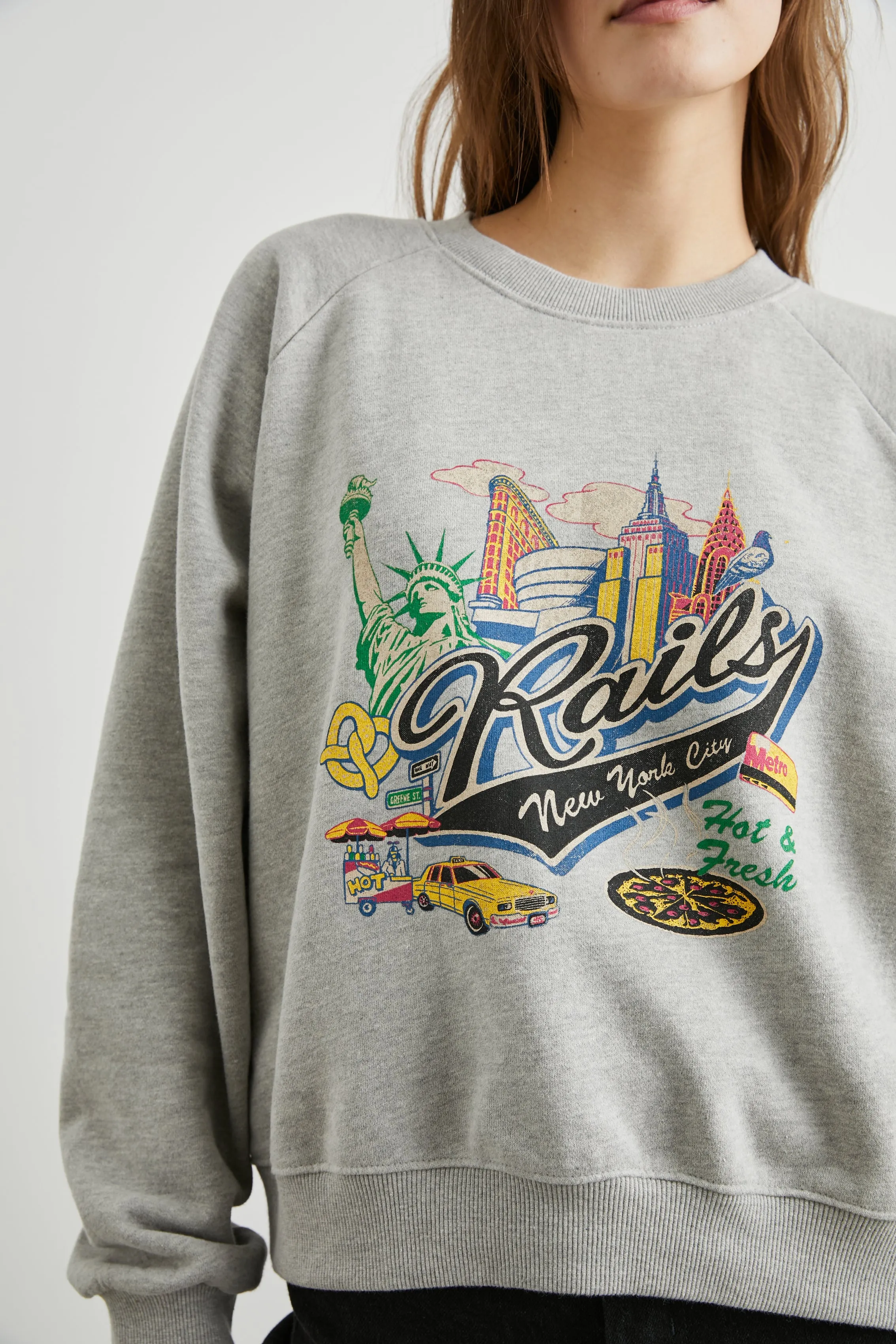 Vintage Raglan Sweatshirt New York