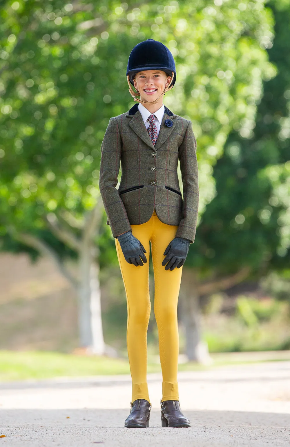 Youth Competition Wear - Gold Competition Tights